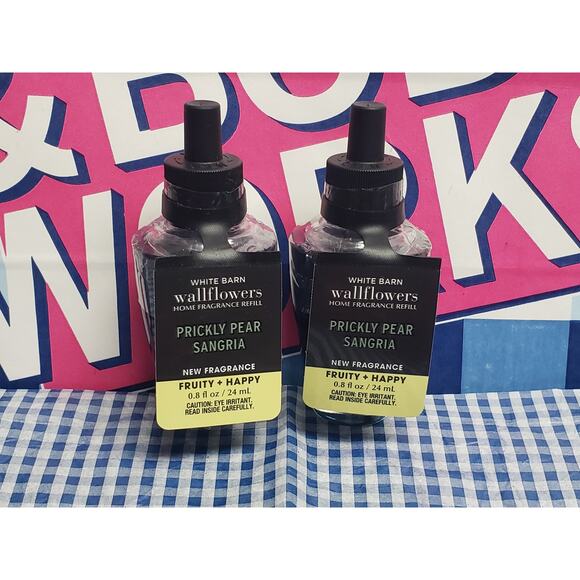 BBW Prickly Pear Sangria FRUITY & HAPPY New Fragrance Wallflower 2 Refills - Picture 1 of 2